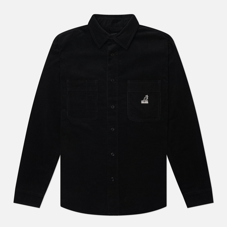 Мужская рубашка Kangol Corduroy, цвет чёрный, размер M