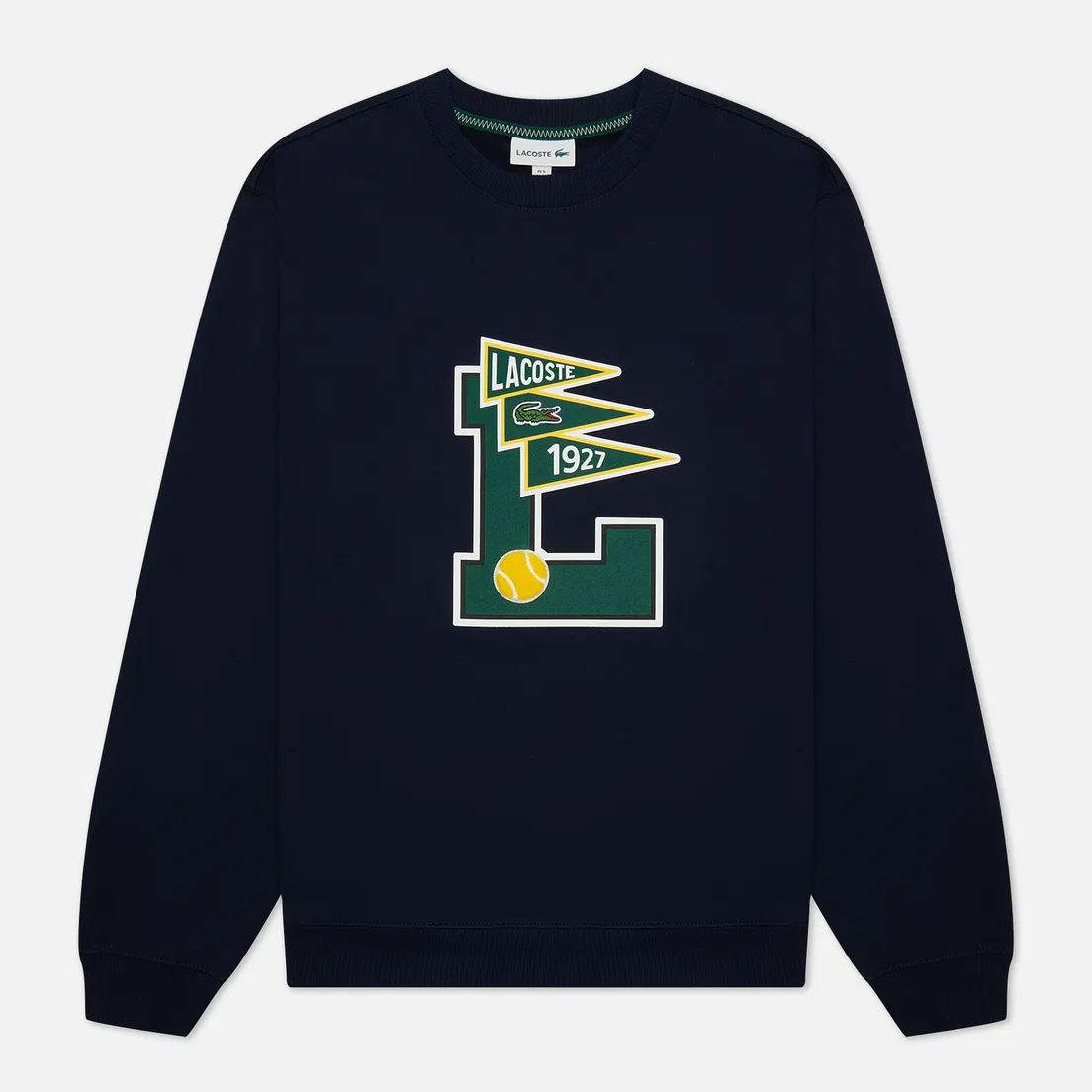 Lacoste Мужская толстовка Crew Neck Large Logo Hoodie
