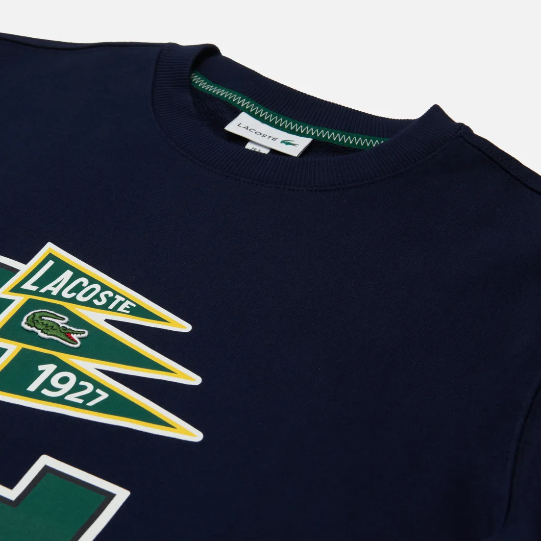 Lacoste Мужская толстовка Crew Neck Large Logo Hoodie