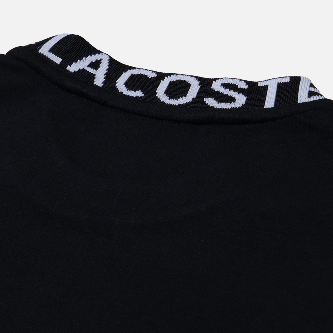 Lacoste Мужская толстовка Logo Jacquard Collar Double Face
