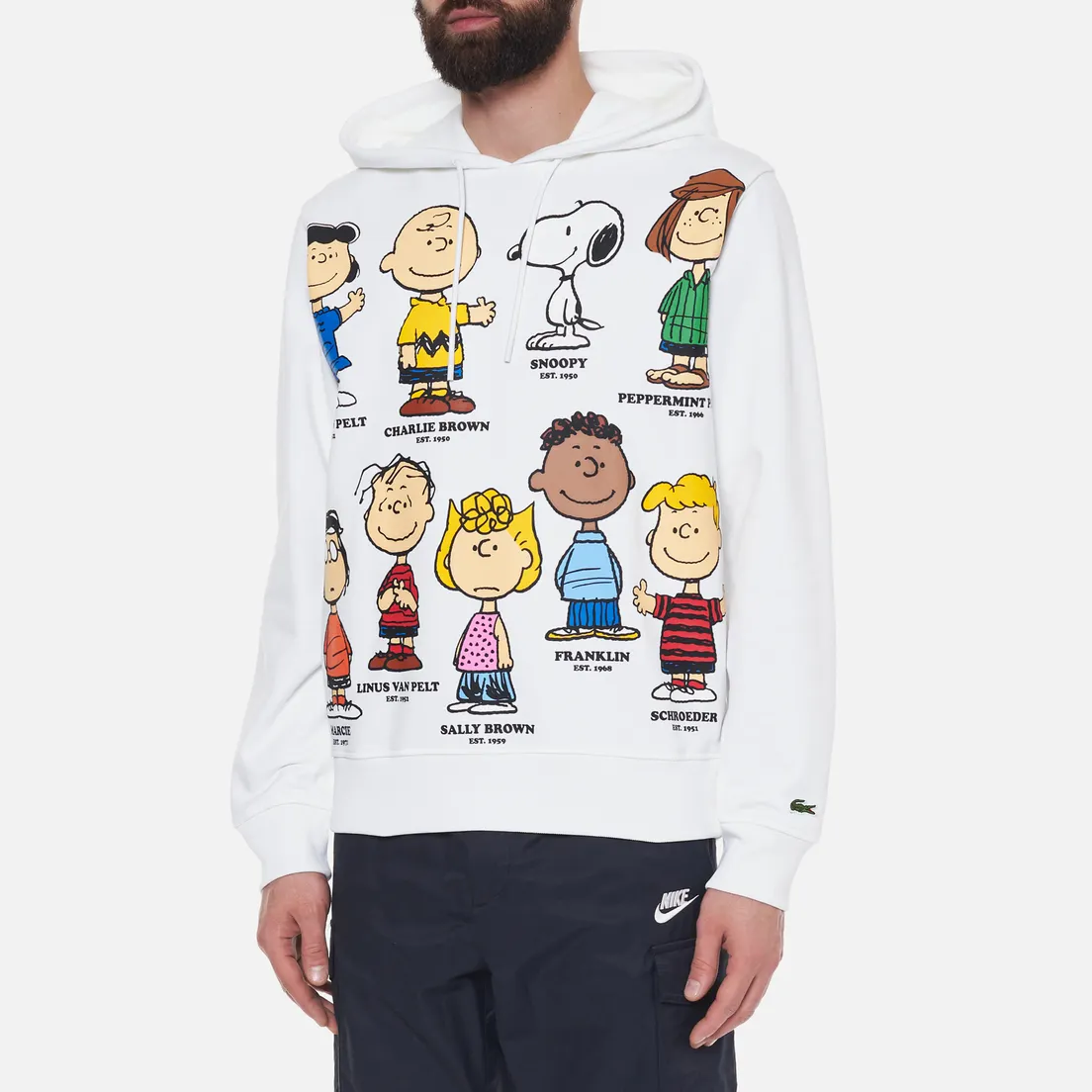 Lacoste Мужская толстовка x Peanuts Organic Cotton Hoodie