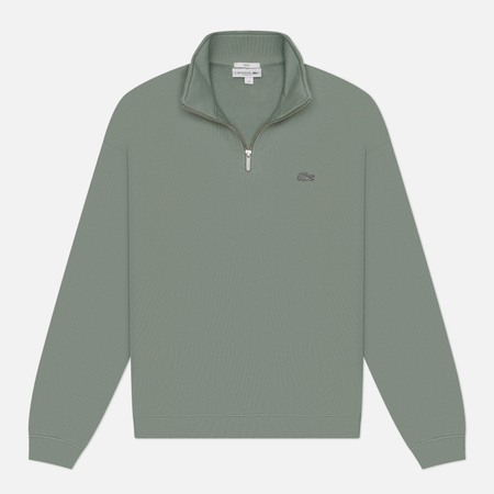 Мужская толстовка Lacoste Heavy Fleece, цвет зелёный, размер M
