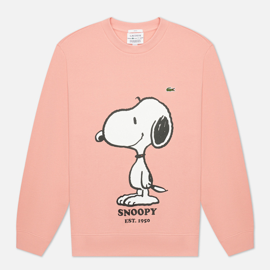 Мужская толстовка Lacoste x Peanuts Organic Cotton Crew Elfe