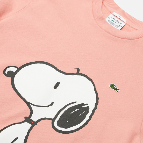 Мужская толстовка Lacoste x Peanuts Organic Cotton Crew Elfe