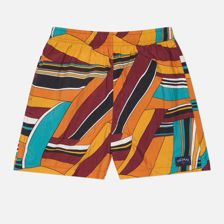 Мужские шорты NOAH Abstract Swim, цвет оранжевый, размер S