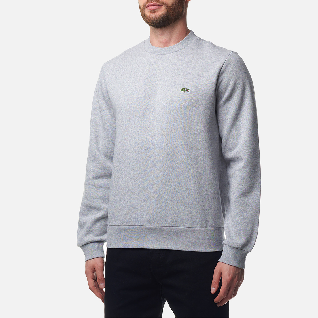 Lacoste Мужская толстовка Brushed Fleece Crew Neck