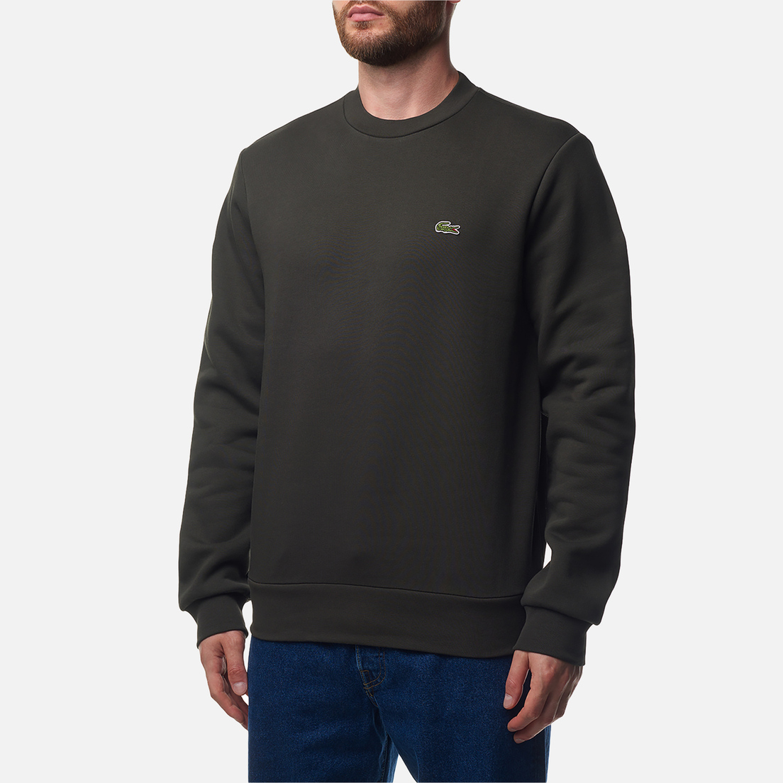 Lacoste Мужская толстовка Brushed Fleece Crew Neck