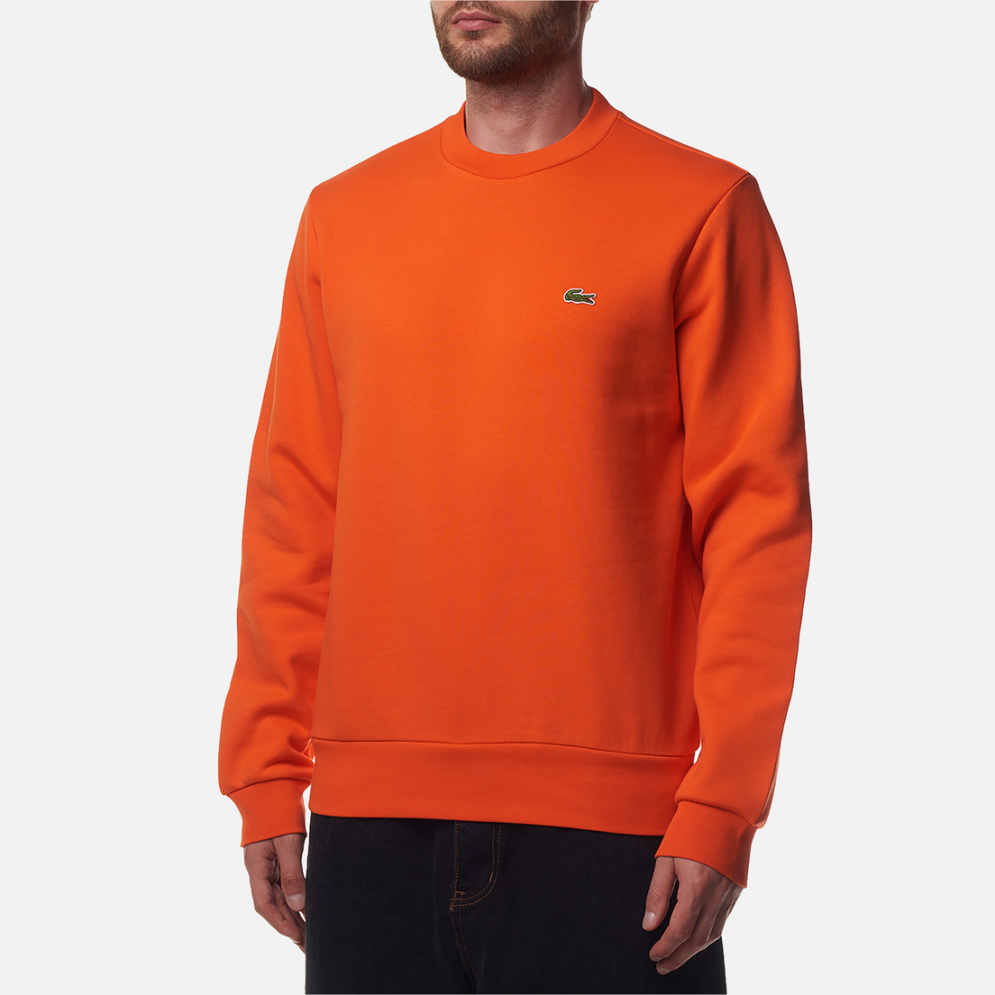 Lacoste Мужская толстовка Brushed Fleece Crew Neck