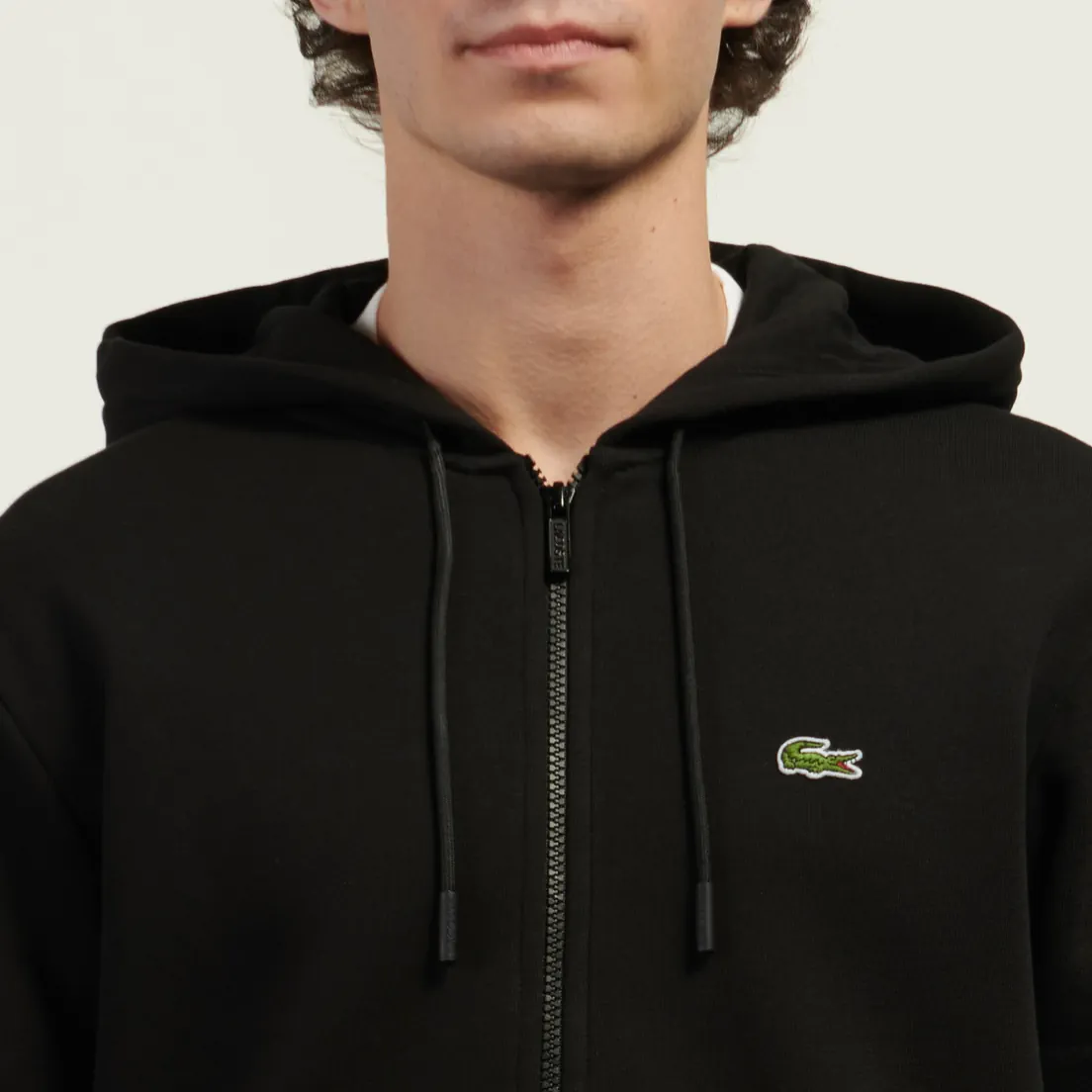 Lacoste Мужская толстовка Organic Cotton Full Zip Hoodie