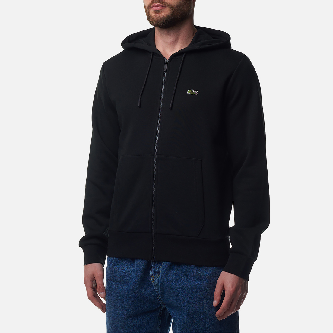 Lacoste Мужская толстовка Organic Cotton Full Zip Hoodie