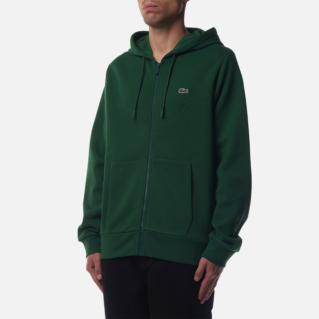 Lacoste Мужская толстовка Organic Cotton Full Zip Hoodie