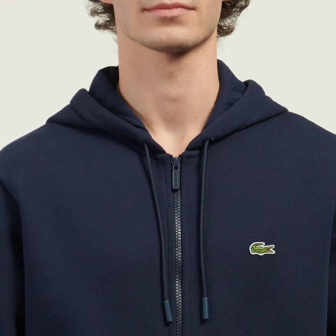 Lacoste Мужская толстовка Organic Cotton Full Zip Hoodie