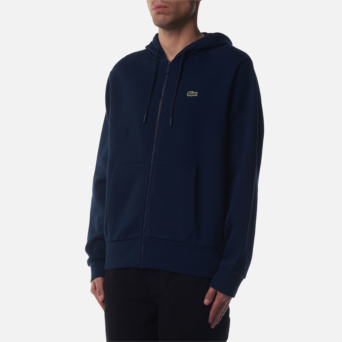 Lacoste Мужская толстовка Organic Cotton Full Zip Hoodie