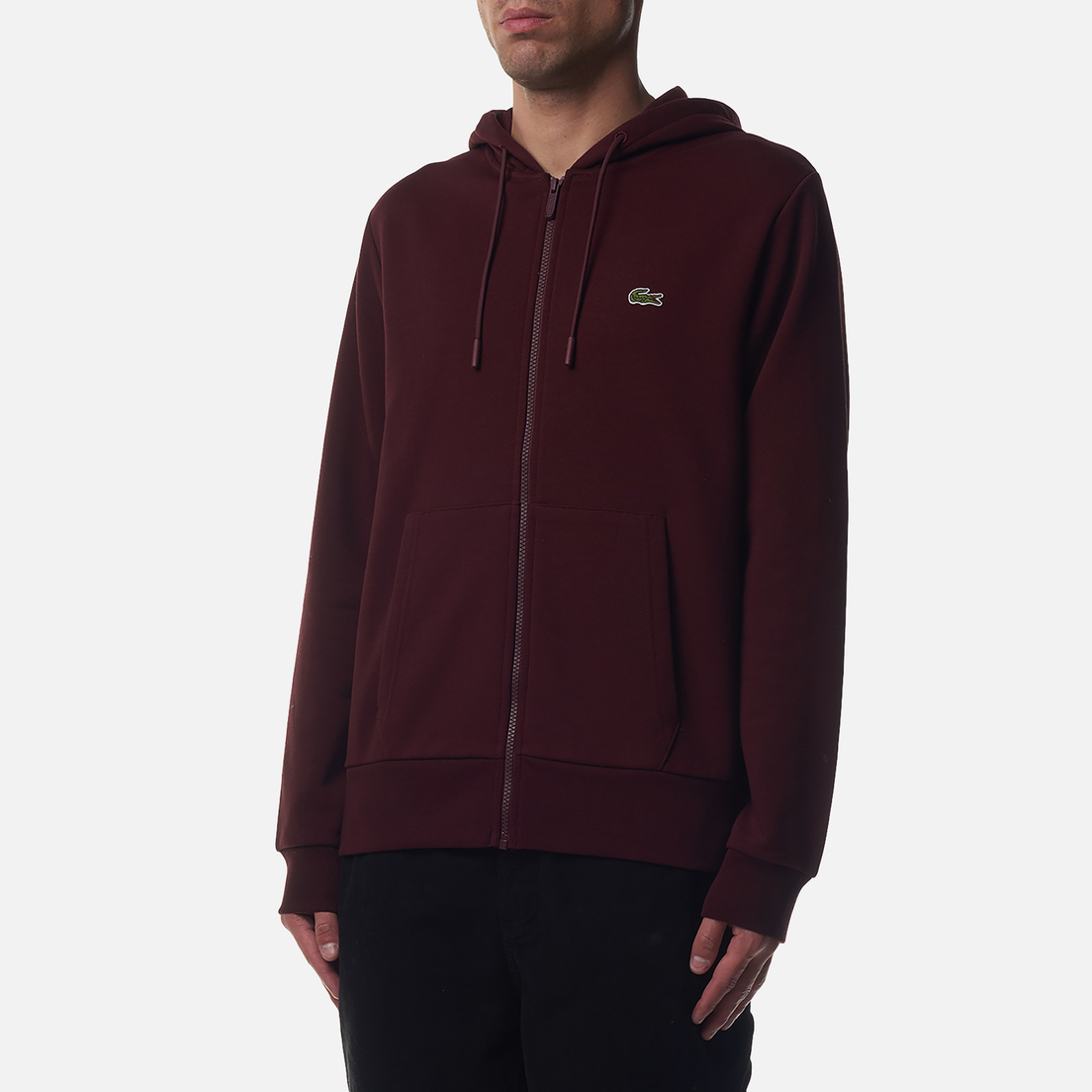 Lacoste Мужская толстовка Organic Cotton Full Zip Hoodie