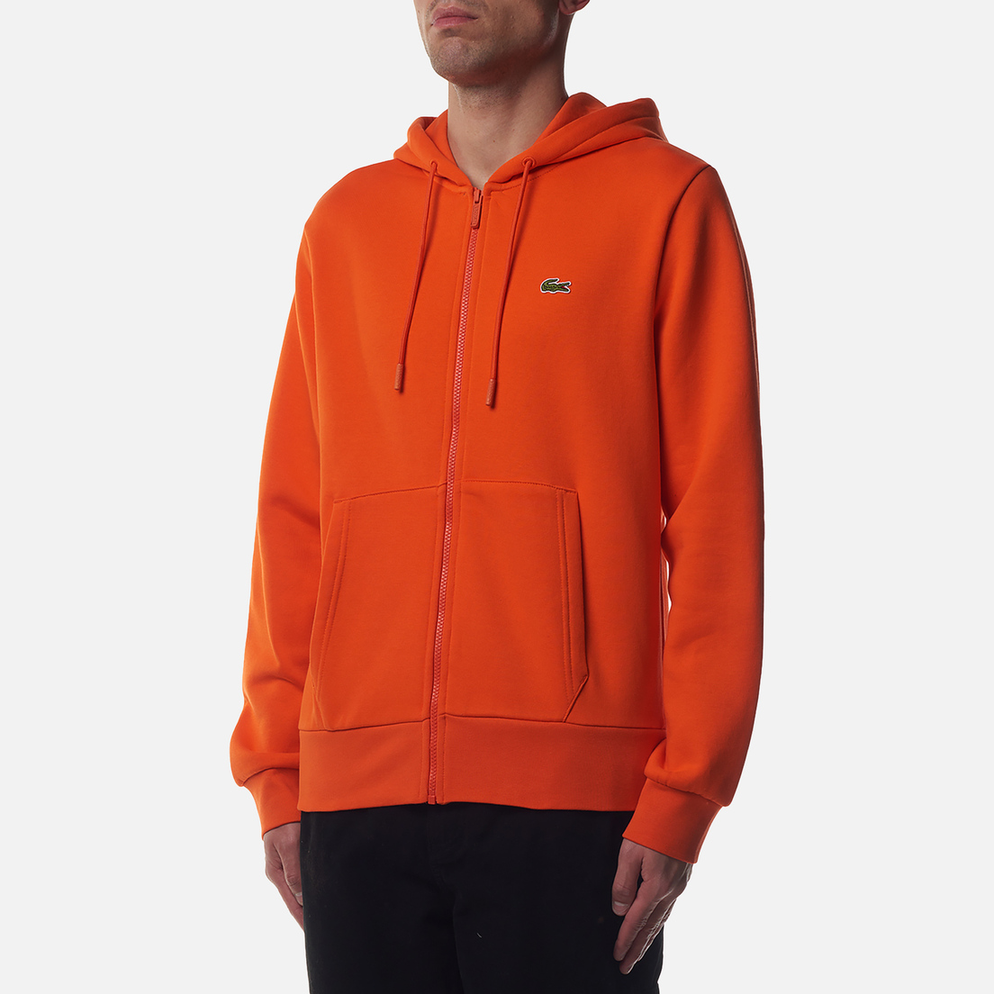 Lacoste Мужская толстовка Organic Cotton Full Zip Hoodie