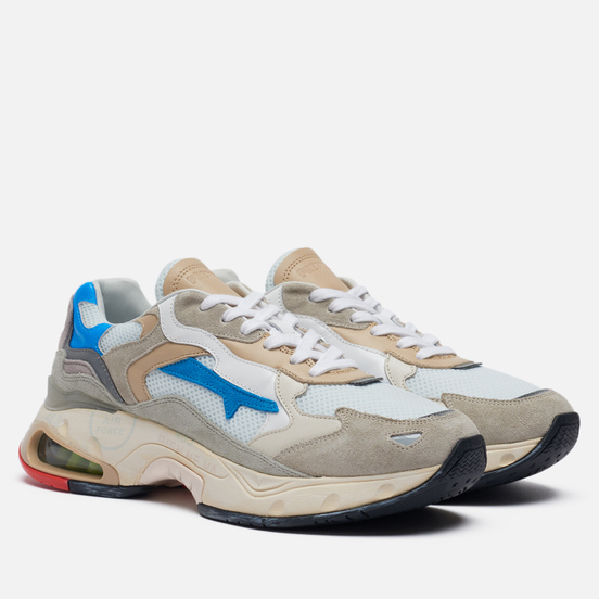 Мужские кроссовки Premiata Sharky 073 Grey/White