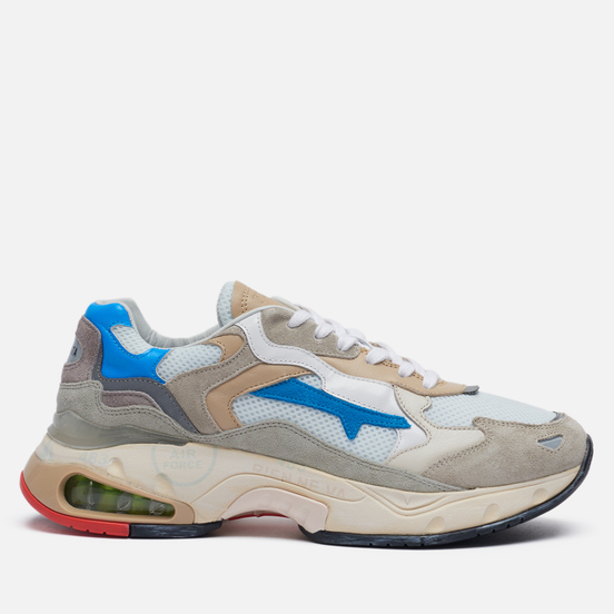 Мужские кроссовки Premiata Sharky 073 Grey/White