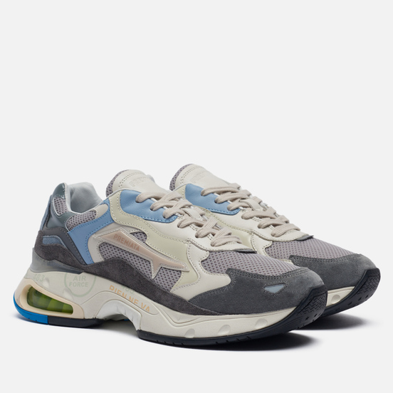 Мужские кроссовки Premiata Sharky 080 Grey