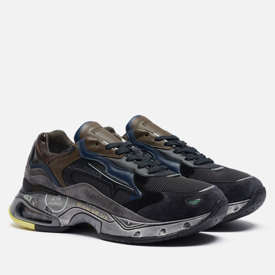 Мужские кроссовки Premiata Sharky 111 Navy/Black