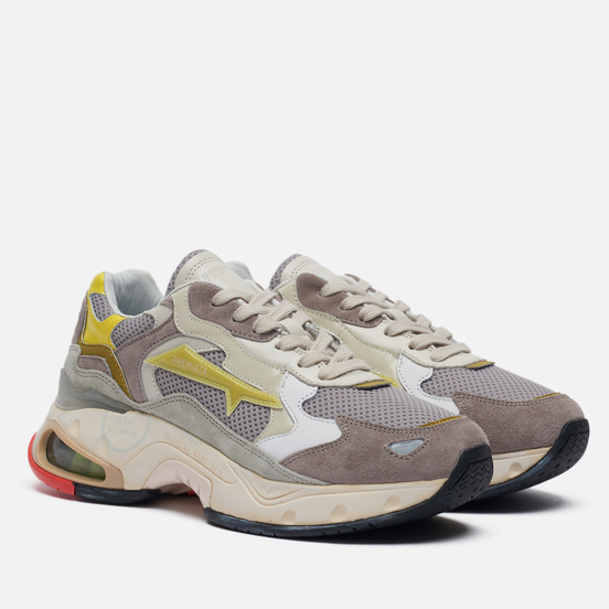 Женские кроссовки Premiata Sharky-d 076 Grey
