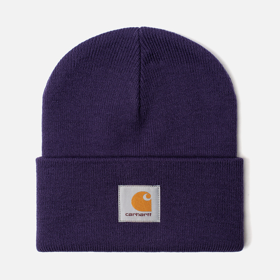 Шапка Carhartt WIP Acrylic Watch Royal Violet