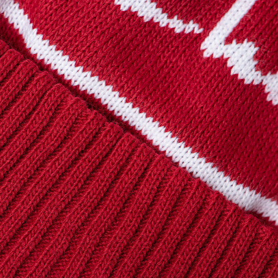 Шапка Champion Reverse Weave Big Logo Pon Pon Dark Red
