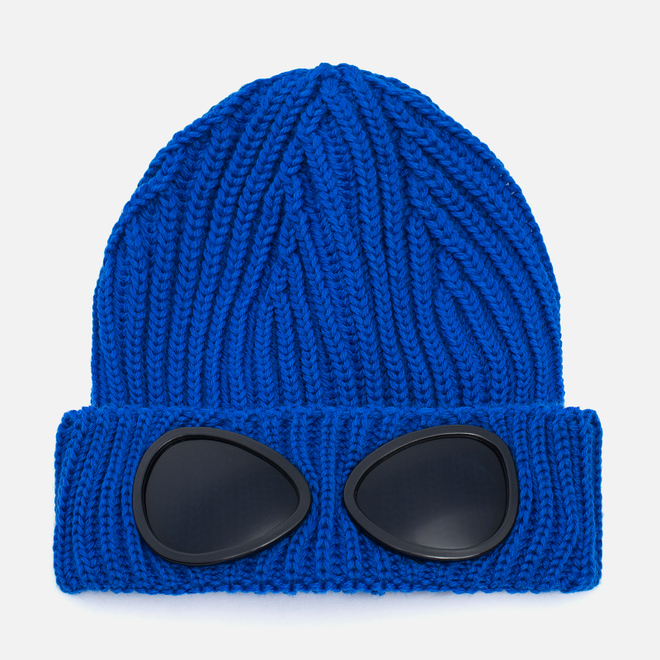 Детская шапка C.P. Company U16 Iconic Goggle Blue