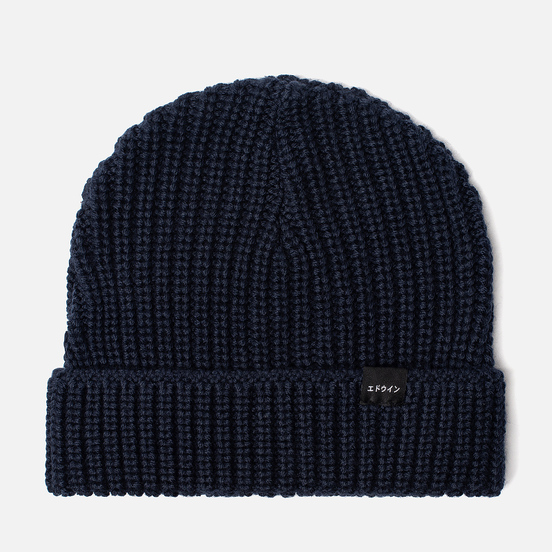 Шапка Edwin Purl Garment Wash Navy