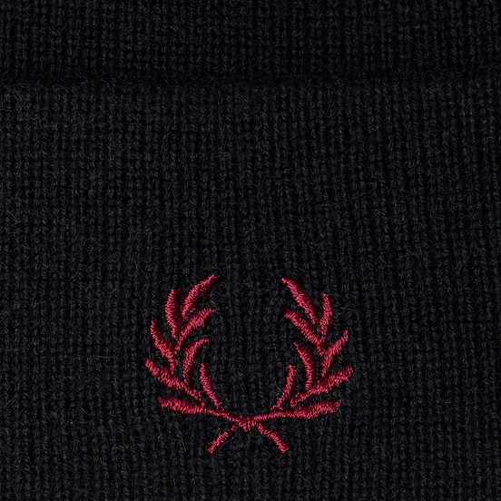 Шапка Fred Perry Merino Wool Navy/Ecru
