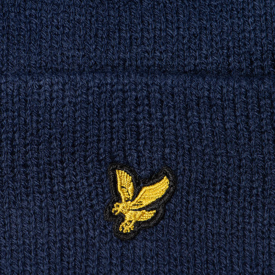 Шапка Lyle & Scott Bobble Beanie Dark Navy