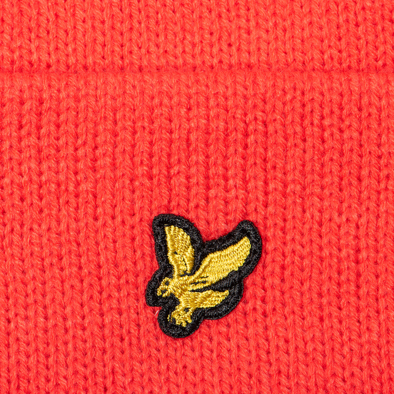 Шапка Lyle & Scott Bobble Beanie Grenadine Red