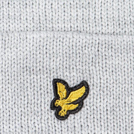 Шапка Lyle & Scott Bobble Beanie Light Grey Marl