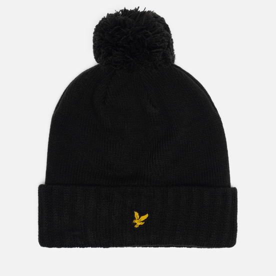 Шапка Lyle & Scott Bobble Beanie True Black