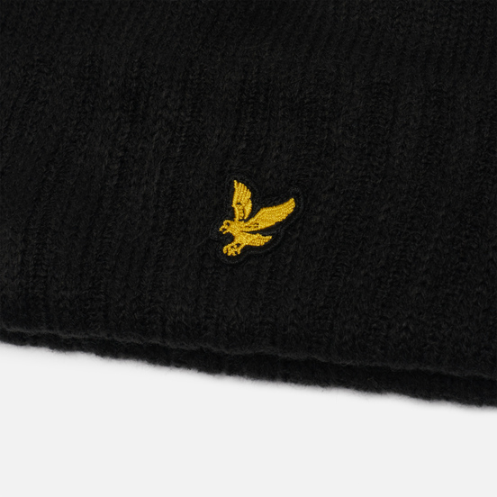 Шапка Lyle & Scott Bobble Beanie True Black