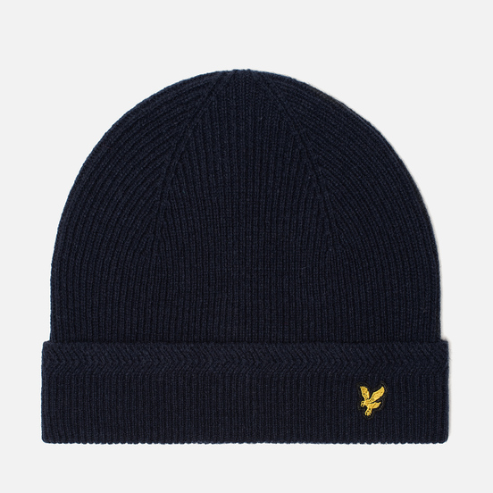 Шапка Lyle & Scott Racked Rib Beanie New Navy