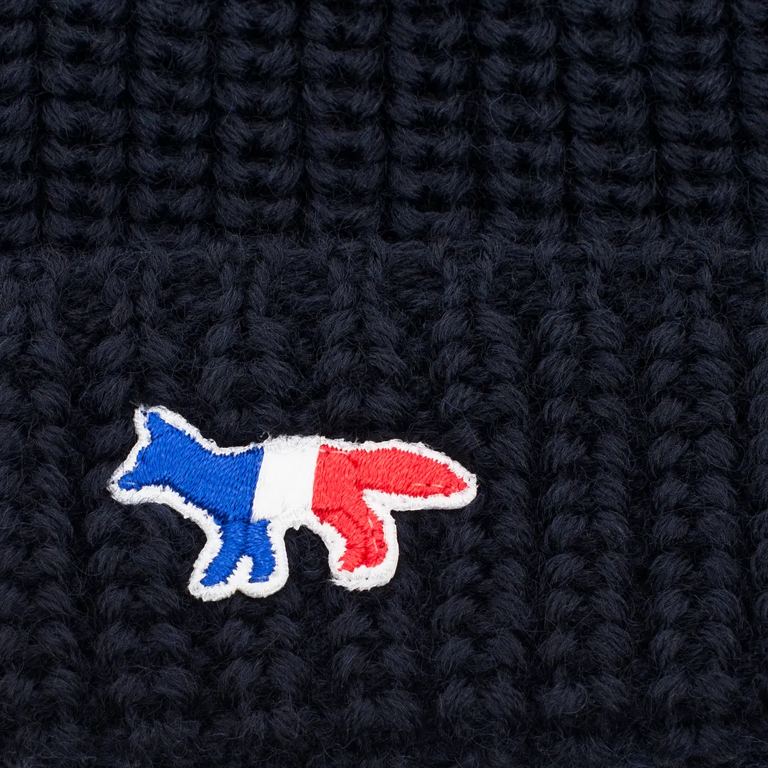 Maison Kitsune Шапка Ribbed Beanie