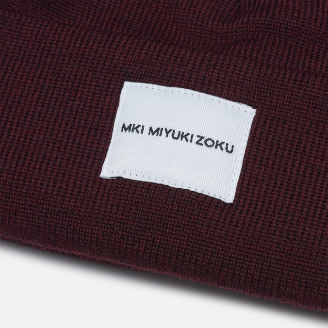 Шапка MKI Miyuki-Zoku, цвет бордовый, размер UNI MMBSB-MAROON Merino Short Body - фото 2