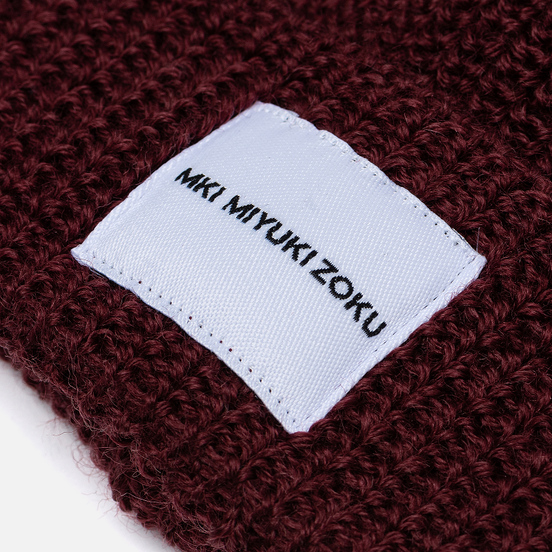 Шапка MKI Miyuki-Zoku Watch Short Body Maroon