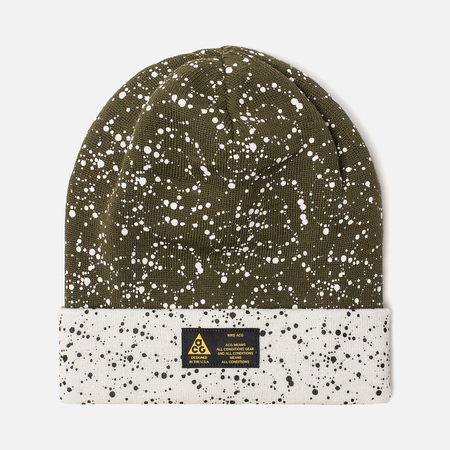 Шапка Nike ACG NRG Beanie Olive Canvas/White/Volt Glow