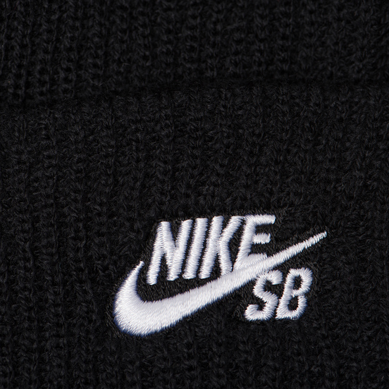 Шапка Nike SB Beanie Fisherman Black/White