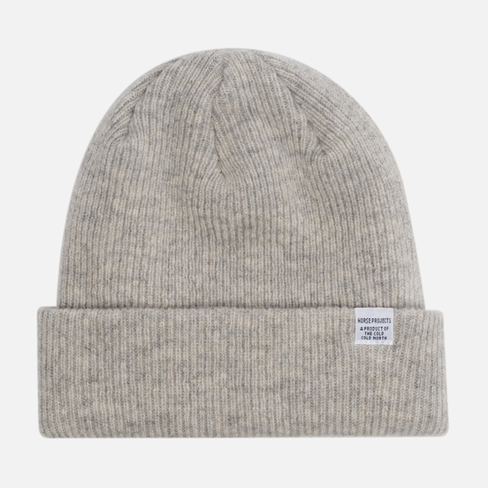 Шапка Norse Projects Norse Beanie Light Grey Melange