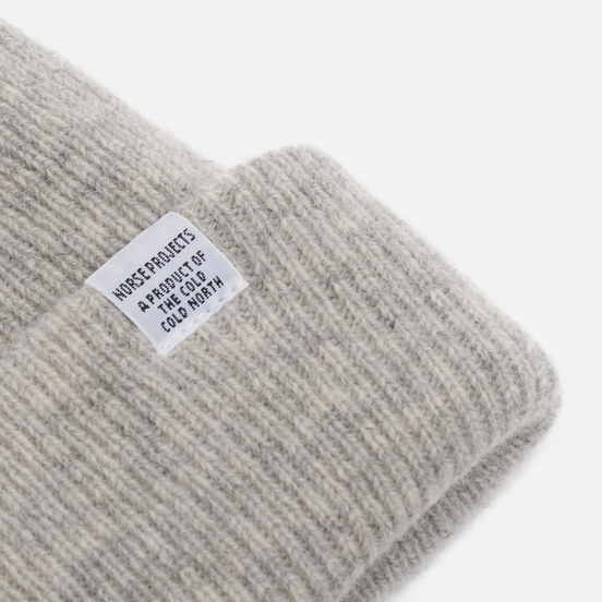 Шапка Norse Projects Norse Beanie Light Grey Melange