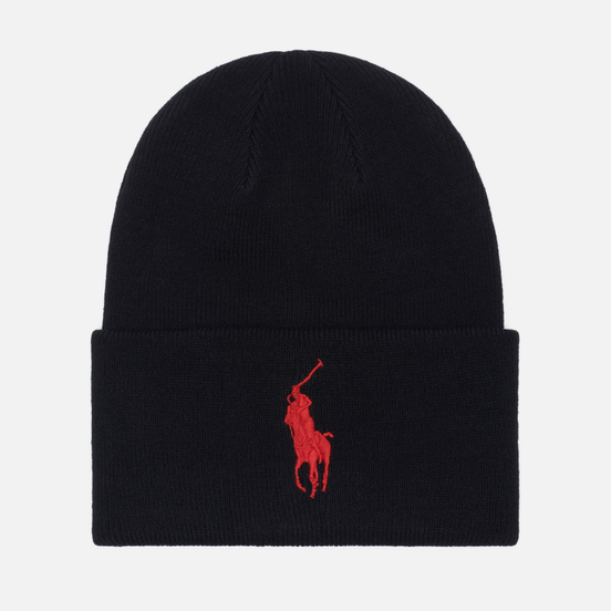 Шапка Polo Ralph Lauren Acrylic Big Polo Pony Black