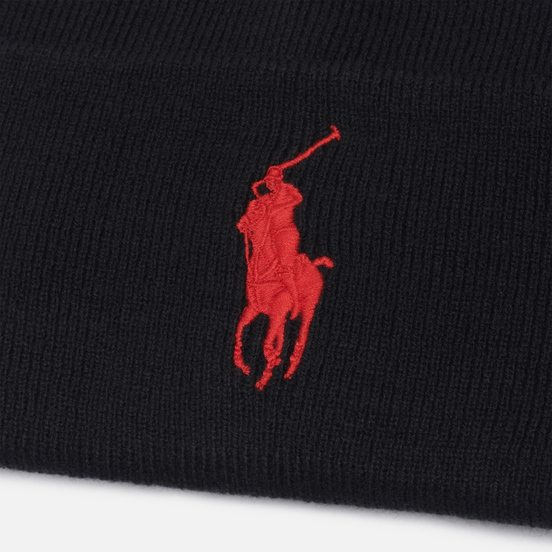 Шапка Polo Ralph Lauren Acrylic Big Polo Pony Black