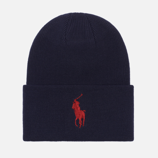 Шапка Polo Ralph Lauren Acrylic Big Polo Pony Cruise Navy