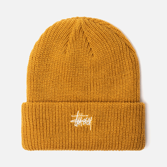 Шапка Stussy Basic Cuff Mustard
