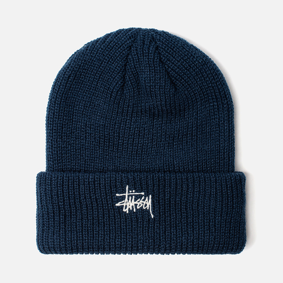 Шапка Stussy Basic Cuff Navy