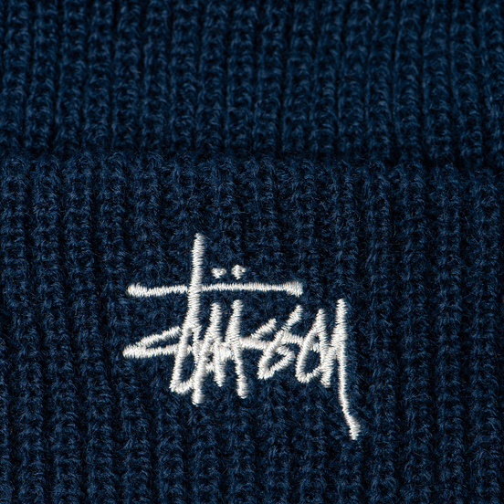 Шапка Stussy Basic Cuff Navy