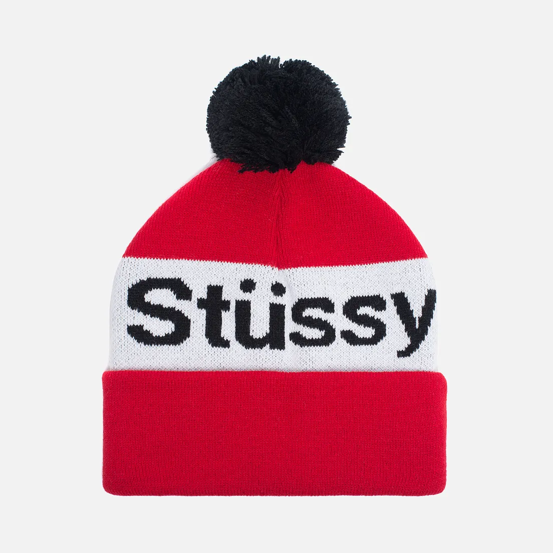Stussy Шапка Helvetica Pom Beanie