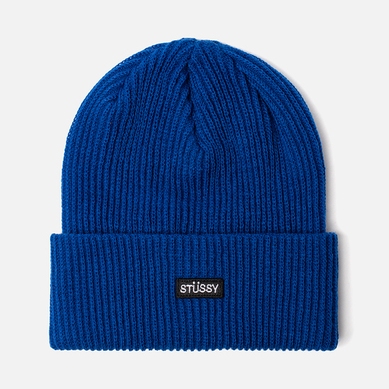 Шапка Stussy Small Patch Watch Blue